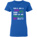CustomCat Gosszy - Yes, i'm girl tractor, farmer - tshirt Apparel G500L Gildan Ladies' 5.3 oz. T-Shirt / Royal / S