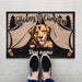 Gosszy Happy Campers Doormat, Dog Lover Gift, Camping Gift Doormat 15x24in-40x60cm