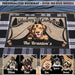 Gosszy Happy Campers Doormat, Dog Lover Gift, Camping Gift Doormat