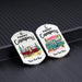 Gosszy Happy Campers Metal Keyring, RV Camping Motorhome, Camping Gift Keyring 48mm x 30mm / Coloful