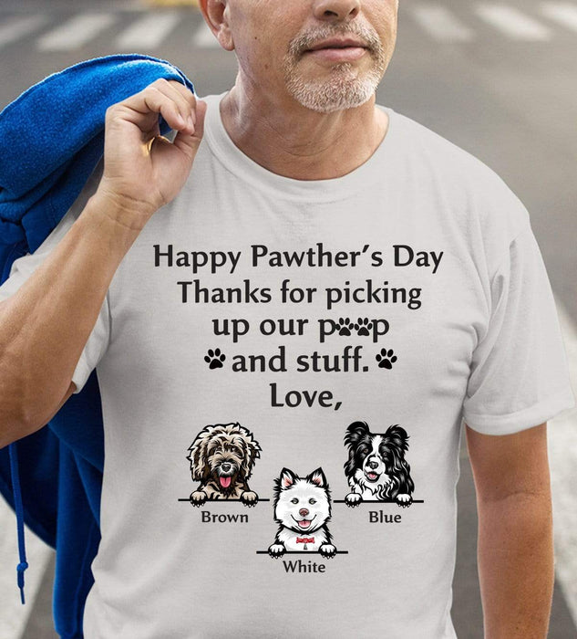 Gosszy Happy Pawther’s Day Dog Dad T-shirt, Dog Lover Gift, Fathers Day Gift Tshirt