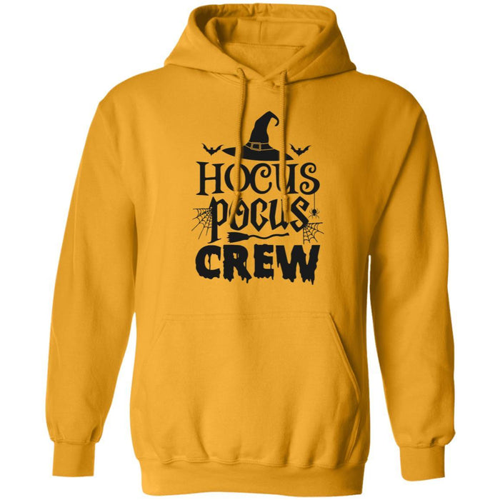 CustomCat Hocus Pocus Crew T-Shirt, Halloween Gift Apparel Pullover Hoodie / Gold / S