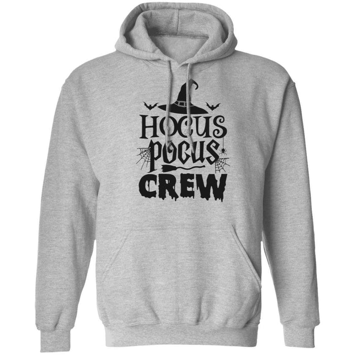 CustomCat Hocus Pocus Crew T-Shirt, Halloween Gift Apparel Pullover Hoodie / Sport Grey / S