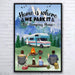 Gosszy Home Is Where We Park It Wall Art, Family Poster, Camping Gift, Dog Lovers Gift, Gift For Mom/Dad Poster