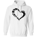 CustomCat I love Camping Apparel G185 Pullover Hoodie 8 oz. / White / S
