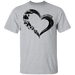 CustomCat I love Camping Apparel G500 5.3 oz. T-Shirt / Sport Grey / S
