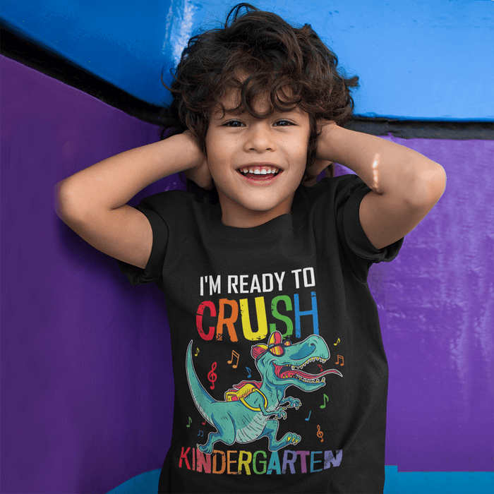 Gosszy I'm Ready To Crush Grade Tshirt, Back To School Gift Tshirt Youth T-Shirt / Black / YS