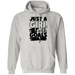 CustomCat Just a girl with Goal, graduation shirt, Senior Gift Apparel Z66 Pullover Hoodie / Ash / S