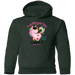CustomCat Kindergarten Nailed it Tshirt, Graduation Day, Senior Gift Apparel G185B Youth Pullover Hoodie / Forest Green / YS