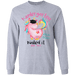 CustomCat Kindergarten Nailed it Tshirt, Graduation Day, Senior Gift Apparel G240B Youth LS T-Shirt / Sport Grey / YS