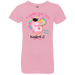 CustomCat Kindergarten Nailed it Tshirt, Graduation Day, Senior Gift Apparel NL3710 Girls' Princess T-Shirt / Light Pink / YXS