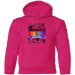 CustomCat Kindergarten Nailed it Ver 2 Tshirt, Graduation Day, Senior Gift Apparel G185B Youth Pullover Hoodie / Heliconia / YS