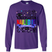 CustomCat Kindergarten Nailed it Ver 2 Tshirt, Graduation Day, Senior Gift Apparel G240B Youth LS T-Shirt / Purple / YS