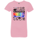 CustomCat Kindergarten Nailed it Ver 2 Tshirt, Graduation Day, Senior Gift Apparel NL3710 Girls' Princess T-Shirt / Light Pink / YXS