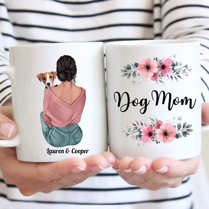 Gosszy Life Is Better With A Dog Coffee Mug, Gift For Dog Mom, Dog Lover Gift mug 11 oz. White Mug / Gloss Ceramic