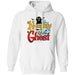 CustomCat Naughty Little Ghost Halloween Shirts, Funny Halloween Gift Apparel Z66 Pullover Hoodie / White / S