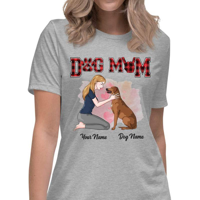 Gosszy Perfect Dog Mom Shirt, Dog lovers, Mother Day, Dog Mom Gift, Dog Lover Gift Tshirt Basic Tee / White / S