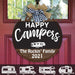 Gosszy Personalized Custom Wood Door Sign, Camping Gift, Happy Campers Wood Sign, Rv Door Sign Door Sign 12 Inch