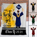Gosszy Personalized Senior The best is yet to come Blanket Boy Version, Graduation Day, Senior Gift Blanket VPL Cozy Plush Fleece Blanket - 60x80