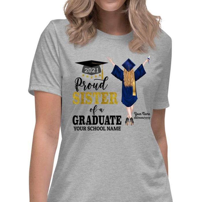 Gosszy Proud parent of a Graduate Tshirt, Graduation Day, Senior Gift Tshirt