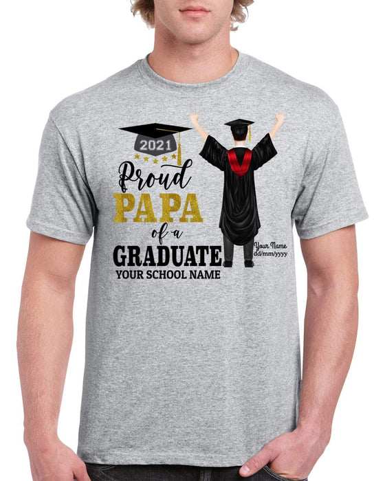 Gosszy Proud parent of a Graduate Tshirt, Graduation Day, Senior Gift Tshirt