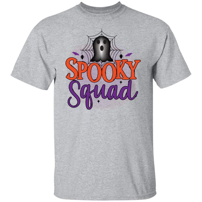 CustomCat Spooky Squad Halloween Shirts, Halloween Gift Apparel G500 5.3 oz. T-Shirt / Sport Grey / S