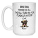 Gosszy Thanks For All The Belly Rubs Dog Dad Coffee Mug, Dog Lover Gift, Christmas Gift mug 21504 15 oz. White Mug
