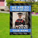 Gosszy We Are So Proud Of You Custom Image Flag, Graduation Day, Senior Gift Garden Flag