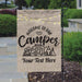 Gosszy Welcome To Our Campsite Garden Flag For Camping Lovers, Camping Time v3 Garden Flag Without flagpole