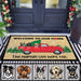 Gosszy Welcome To Our Home The Human Live Here Too Doormat, Dog Lover Gift Doormat 24" x 35"