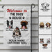 Gosszy Welcome To The Dog's House Garden Flag, Dog Lover Gift Garden Flag Without flagpole